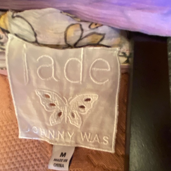 Johnny Was Purple Floral Maxi Dress - Picture 5 of 6